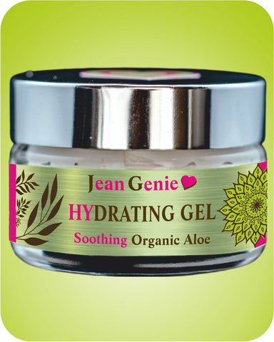 Organic Hydrating Aloe face gel for notmal, or oily or greasy skin