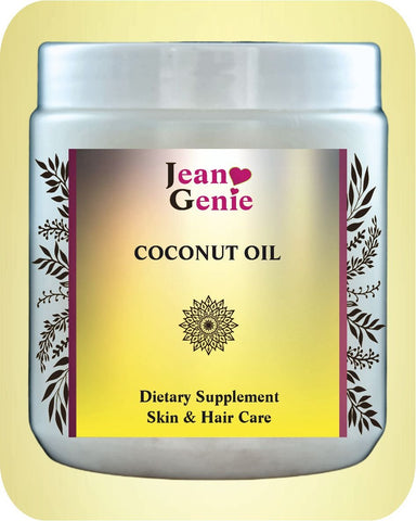 Coconut Oil - Dietary Supplement Skin & Hair (1kg) - Jeangeniehealth
