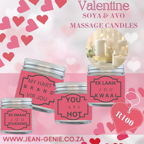Soya and Avocado Massage Candle - Jeangeniehealth